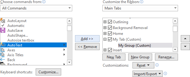 how to turn on autosave in word 365