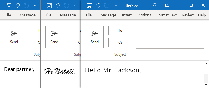 Set default fonts for emails in Outlook for Windows - Microsoft Outlook 365