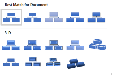 More SmartArt Styles in Word 365