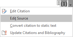 convert citations to static text in word 2016 for mac