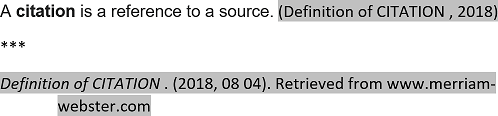 How to create a citation - Microsoft Word 365