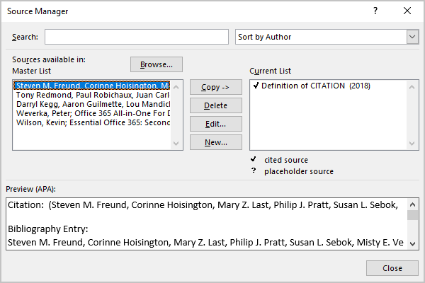 how to insert a citation in word xml