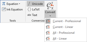 Công cụ trong Word 2016