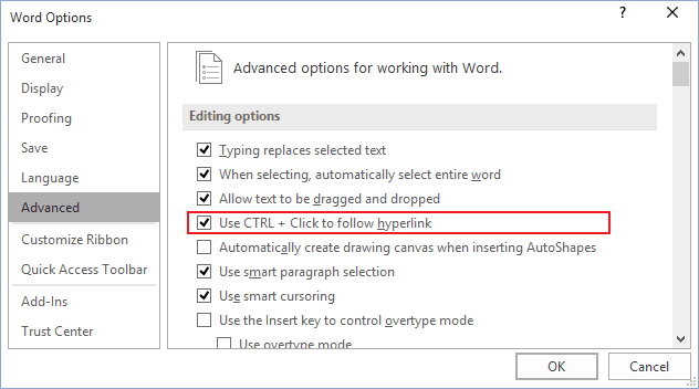 how to turn links into hyperlinks in excel 2016