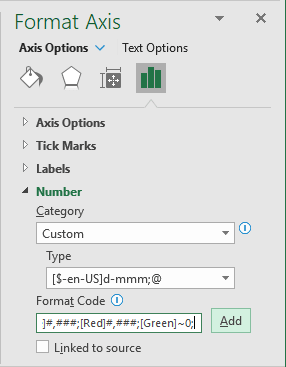 put negative numbers in red in excel for mac