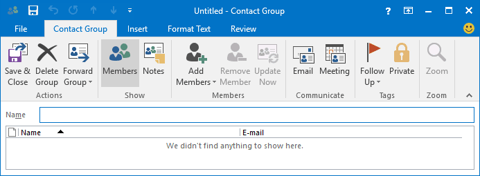 How To Create An Email Contact Group On Outlook