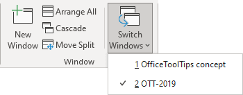 Switch Windows in PowerPoint 365