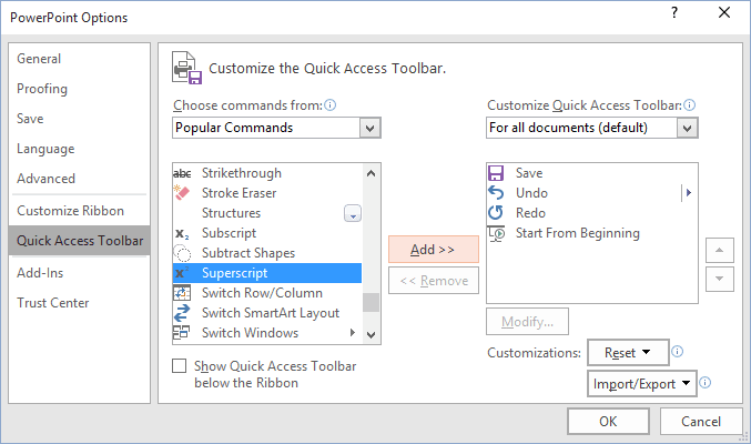 page down shortcut powerpoint