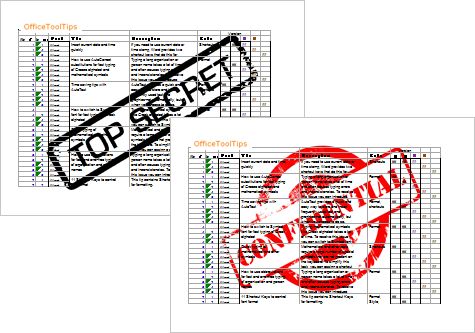 microsoft excel for mac watermark logo