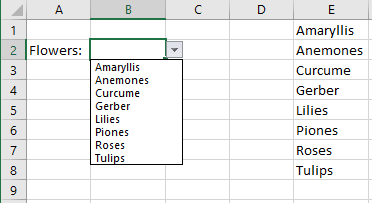 how to add drop down list in excel