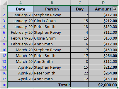 Series without blank cells in Excel 365