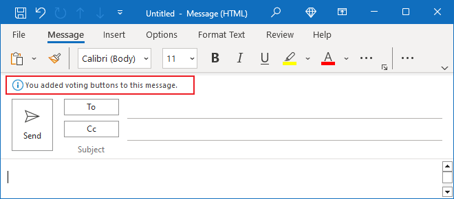 How to add and use voting buttons in Outlook - Microsoft Outlook 365