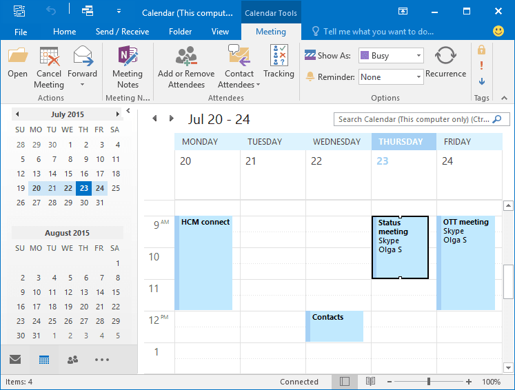 external calendar invites in outlook for mac showing no response