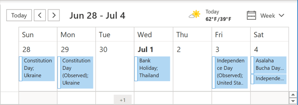 How to add country holidays to the calendar Microsoft Outlook 365