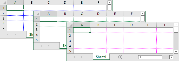 change gridline color excel for mac