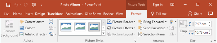 video tools powerpoint 2016