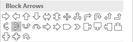 Block Arrows in PowerPoint 2016
