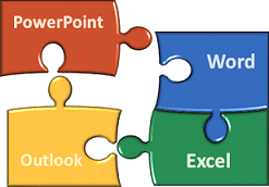 Jigsaw puzzle chart in PowerPoint 365