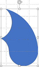 Subtracted shapes in PowerPoint 2016