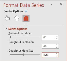 Format Data Series pane in PowerPoint 365