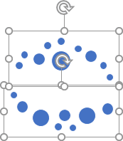 Regrouped shapes in PowerPoint 2016