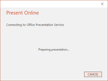 Preparing presentation in PowerPoint 365