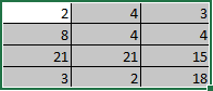 Data range changed in Excel 2016