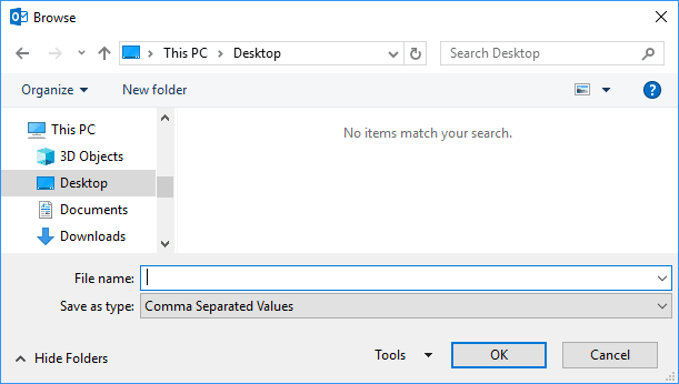 how to import contacts to outlook from csv