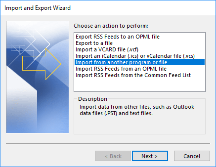 import contacts to outlook 365 from csv