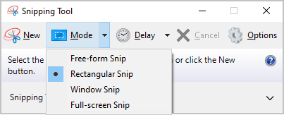 screen clipping tool outlook 2016