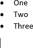 Bulleted list 3 in Word 365