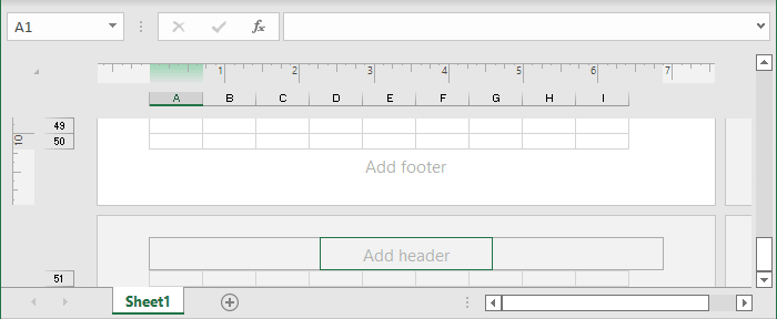 Adding A Header And Footer To The Worksheet Microsoft Excel 365