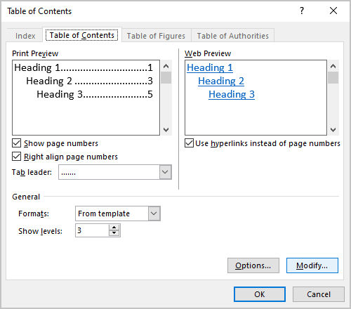 format-table-of-figures-and-list-of-tables-microsoft-word-365