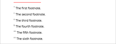 How to insert different reference mark symbols - Microsoft Word 365