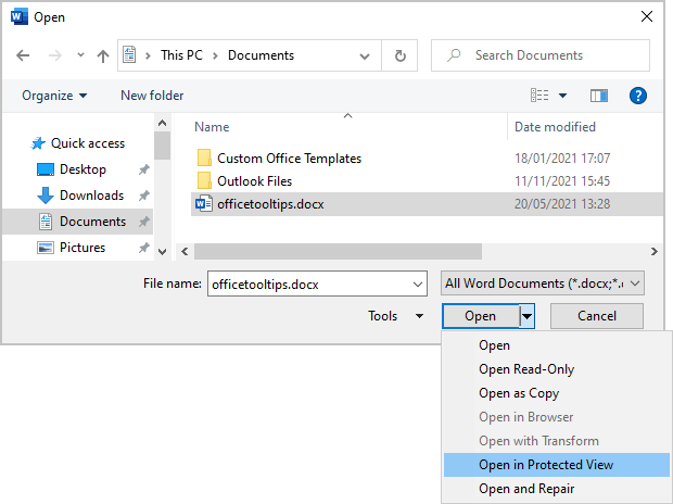 Excel File Opens Blank In Protected View