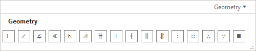 Geometry set in Equation tab PowerPoint 365