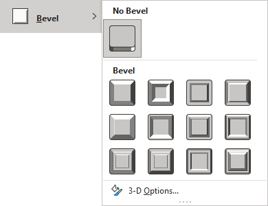 Useful 3D Bevel in PowerPoint