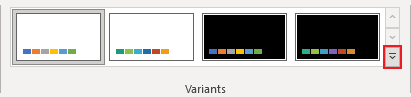 More Variants in PowerPoint 365