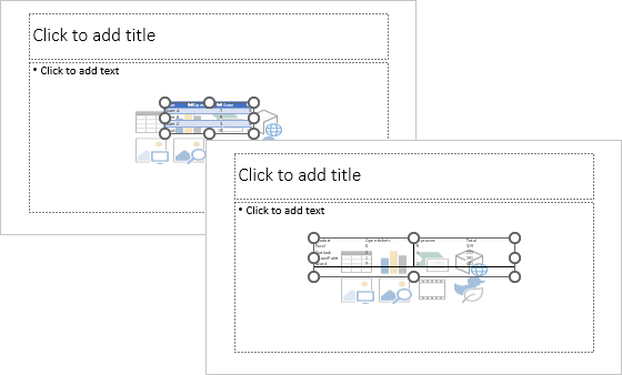 Paste linked objects in PowerPoint 365