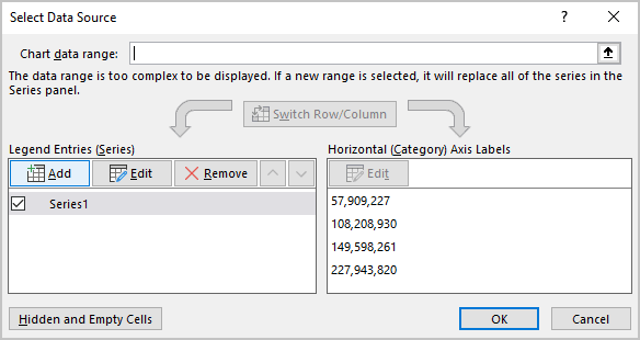 Select Data Source in Excel 365