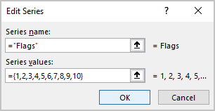 Edit Series in Excel 365