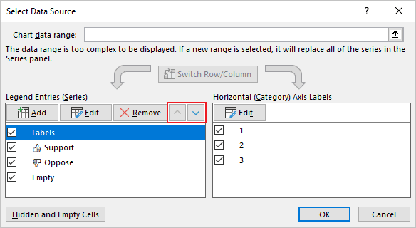 Select Data Source in Excel 365