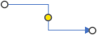 Flow chart elbow arrow connector in Excel 365