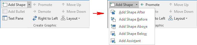 Add Shape in Word 2016