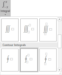 how to insert equation in word integrate