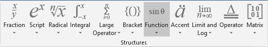 how to insert equation in word 2016