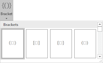 matrix bracket