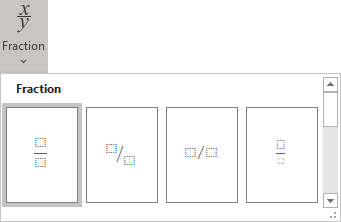 how to type fractions in microsoft word 365