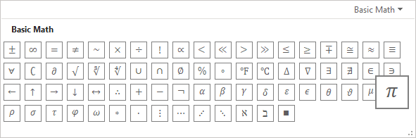 Basic Math in Word 365