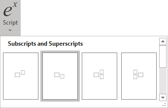 word insert subscript into fraction